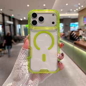 Funda Magnética Transparente Antigolpes para iPhone - Product Image 1