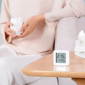 Para <span class=keywords><strong>Xiaomi</strong></span> Mijia Termómetro 2 Temperatura <span class=keywords><strong>Humedad</strong></span> Sensor <span class=keywords><strong>Medidor</strong></span> <span class=keywords><strong>de</strong></span> <span class=keywords><strong>humedad</strong></span> Pantalla LCD inteligente Digital Mijia App - Product Image 4