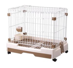 Tekerlekler ile ticari özel plastik köpek oyun parkı katı desen küçük köpekler ve Kennels için katlanır köpek evi - Product Image 4