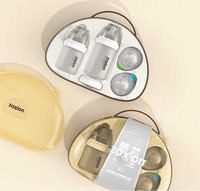 Ensemble de biberons 160 ml 240 ml Anti-colique pour nourrissons 0 1 3 7 mois Coffret cadeau pour bébé