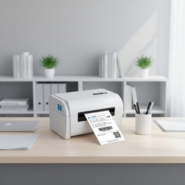Barway Thermal Label & Shipping Label Printer 58mm Max Paper Size High-Speed USB Interface Compatible with Stickers and Receipts