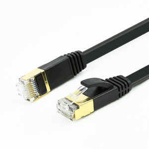 <span class=keywords><strong>Cable</strong></span> <span class=keywords><strong>Ethernet</strong></span> Plano Blindado Cat8 FTP de Cobre Puro, 25Gbps, Revestimiento de PVC, 26AWG, Certificado CE/ROHS/FCC, Conector RJ45, ¡Oferta! - Product Image 1