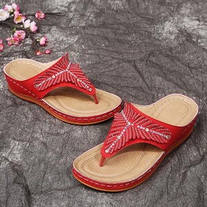 Summer Jelly <b>Shoes</b> Flip-flops Soft Soles Non-slip Rhinos Sexy Comfortable Light Weight Lace-up Slip-On QS1027B198 - Product Image 2