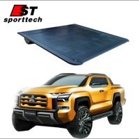 Couvercle de chariot rétractable en aluminium Accessoires de couverture de cargaison Couvercle de tonneau pour mitsubishi Triton L200 2010-2026
