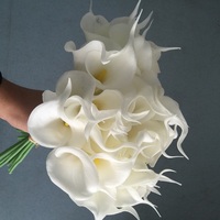 Fleurs artificielles en PU à toucher réel, Calla Lily, en vente, très demandées