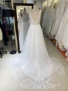 2025 nuovi eleganti abiti da <span class=keywords><strong>sposa</strong></span> una linea di fiori di pizzo abito da <span class=keywords><strong>sposa</strong></span> Tulle netto formale ospite delle donne per la <span class=keywords><strong>sposa</strong></span> della ragazza - Product Image 5