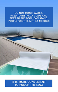 Water Crown Auto <b>Floating</b> PC Pool Cover for Spa <b>Inflatable</b> Swimming Children's Pools - Product Image 6