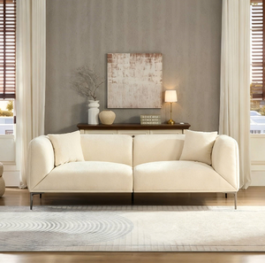 <b>Modern</b> Convertible Square Fabric <b>Sofa</b> Set for Apartment Living Rooms-Family Movie Nights & Reading Hours - Product Image 2