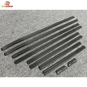 Finiture Laterali in Fibra di Carbonio Stile <span class=keywords><strong>B</strong></span> per <span class=keywords><strong>Mercedes</strong></span> Benz <span class=keywords><strong>Classe</strong></span> G G Wagon W464 G63 AMG G500 2019-2024, Modanature per Porte - Product Image 3