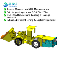 Xingguoyi XGY WJD-1.5 Mittelgroßer Niederflur-Elektro-Diesel-Doppelmotor-Bergbau-PLC-Schaber Untertagelader Kleiner Scooptram