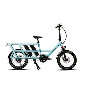 Vélo électrique cargo avec moteur central sans balais 250W, cadre en aluminium 36V, batterie au lithium 15AH, 7 vitesses, autonomie >60km - Product Image 1