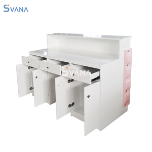 Salón de belleza de lujo para uñas, recepción moderna, mostrador de recepción, mostrador de recepción - Product Image 5