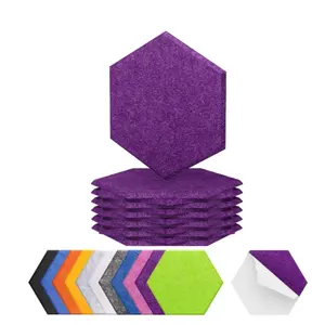 Modern Home And Studio Purple Wall Panels High-Density Sound Proof And Dampening Insulation Sound Absorbing Padding Treatment