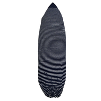 Housse de planche de surf Terry 6.4'/6.6' rayée/monocolore