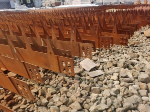 Bordure de jardin en acier Corten pour pelouse et aménagement paysager - Finition noire rouillée style Art Déco, dimensions personnalisables, résistant aux intempéries - Product Image 2