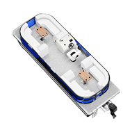 Fabrik preis Leisure Toon Ponton boot 8 Meter 150 PS Motor Aluminium