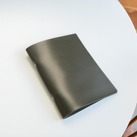 Sampul Menu Kulit PU Personalisasi Dengan Binder, Penyangga Menu Restoran untuk Makanan & Minuman, Penyangga Menu Kafe Bar, Buku Menu