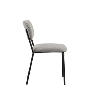 Sedie da Pranzo Moderne per il Tempo Libero, Stile Mid-Century con Gambe in Metallo, Design Morbido per Soggiorno, Facile Montaggio - Product Image 3