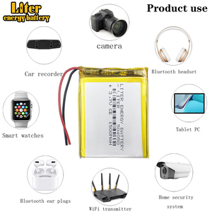 Batterie 504050 adaptée, 3,7 V, 1500 mAh, batteries rechargeables Li-polymère, UN38.3, IEC62133, MSDS - Product Image 5