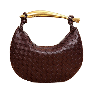 <span class=keywords><strong>Borsa</strong></span> intrecciata fatta a mano per donna nuova <span class=keywords><strong>borsa</strong></span> a <span class=keywords><strong>tracolla</strong></span> con chiusura a Zip geometrica Casual di nicchia per l'autunno - Product Image 6