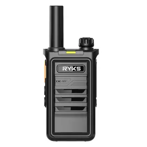Ucuz Uhf radyo RYKS T2 3w/0.5w iki yönlü radyo tekrarlayıcı kablo 1-5Km aralığı Vhf/uhf el iki yönlü radyo uzun menzilli walkie-talkie