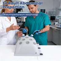 Boîte portable d'entraînement laparoscopique, simulateur de chirurgie laparoscopique avec modules interchangeables pour la pratique des étudiants en médecine