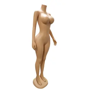 Factory Owners Low price Female Mannequin Full Body Plastic Plus Size Headless Female Mannequin