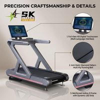 Tapis roulant de gym électrique SK-TX2 en gros directement de l'usine, OEM et ODM, logo personnalisé, fournisseur d'équipements de gym en Chine