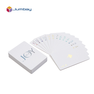 Personal personalizado famoso impresión a todo Color oro estampado en caliente en caja 54 cartas papel póquer cubierta Joker Mesa juego de cartas - Product Image 5