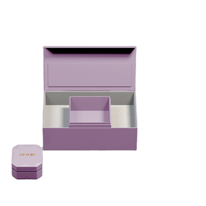 Nueva Caja de Regalo Magnética Plegable de Cartón Rosa de Lujo Moderno, Tamaño Personalizado, Forma Cuadrada, Estuche de Viaje con Patrón Cuadrado - Product Image 2