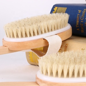 Long Handle Dry Body Brush Body <strong>Scrubber</strong> <strong>for</strong> Men Women <strong>Back</strong> <strong>Scrubber</strong> <strong>for</strong> <strong>Shower</strong> Natural Bristle Exfoliator <strong>Scrubber</strong> <strong>for</strong> Body - Product Image 3