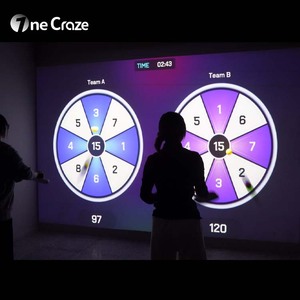 Jeu de pickleball interactif multijoueur AR, jeu de smash mural, plus de 20 modes de jeu, projecteur d'intérieur de 5300 lumens pour salle de jeux et divertissement - Product Image 2
