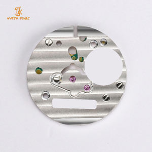 SANYIN personalizado Nh35 latón reloj parte movimiento puente Ginebra patrón movimiento placa trasera fabricante - Product Image 1