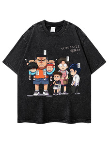 <span class=keywords><strong>Camiseta</strong></span> <span class=keywords><strong>de</strong></span> Manga Corta Holgada <span class=keywords><strong>de</strong></span> Baloncesto <span class=keywords><strong>con</strong></span> Estampado <span class=keywords><strong>de</strong></span> Dibujos Animados <span class=keywords><strong>de</strong></span> Anime <span class=keywords><strong>Japon</strong></span>és en Versión Q, Lavado Pesado, Estilo Urbano, para Hombre y Mujer - Product Image 3