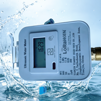 Compteur d'eau ultrasonique Dn15 R250/r400 LoRAWAN/LoRA/M-bus/modbus/rs485, compteur de débit d'eau intelligent