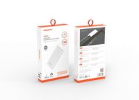 Wopow WP01 OEM Slim 5V 2A 20W Cargador Portátil para Teléfono Móvil con Pantalla LED y Carga Rápida, Banco de Energía de 10000mAh