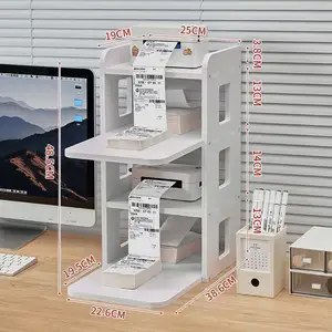 침실 책상 수납 선반 책장 벽에 대한 간단한 데스크탑 깔끔한 책장 하나 맞춤 선반