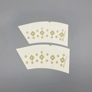 Customized Printing Single Wall Paper Cup <b>Fan</b> for Hot Drinks - Product Image 3