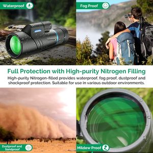 منظار أحادي العين APL-10-20X50Z عالي الدقة - تكبير 10-20X50 عالي الدقة + منشور BAK4 - Product Image 5