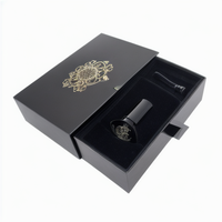 Boîte en carton rigide recyclable avec insert en mousse, estampage à chaud, logo personnalisé, pelliculage brillant pour emballage de bijoux et de montres