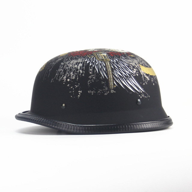 Wholesale Fancy Custom Design Classic Retro Helmet Open Face Helmet ABS Material ECE2206 Certification Motorcycle Helmet