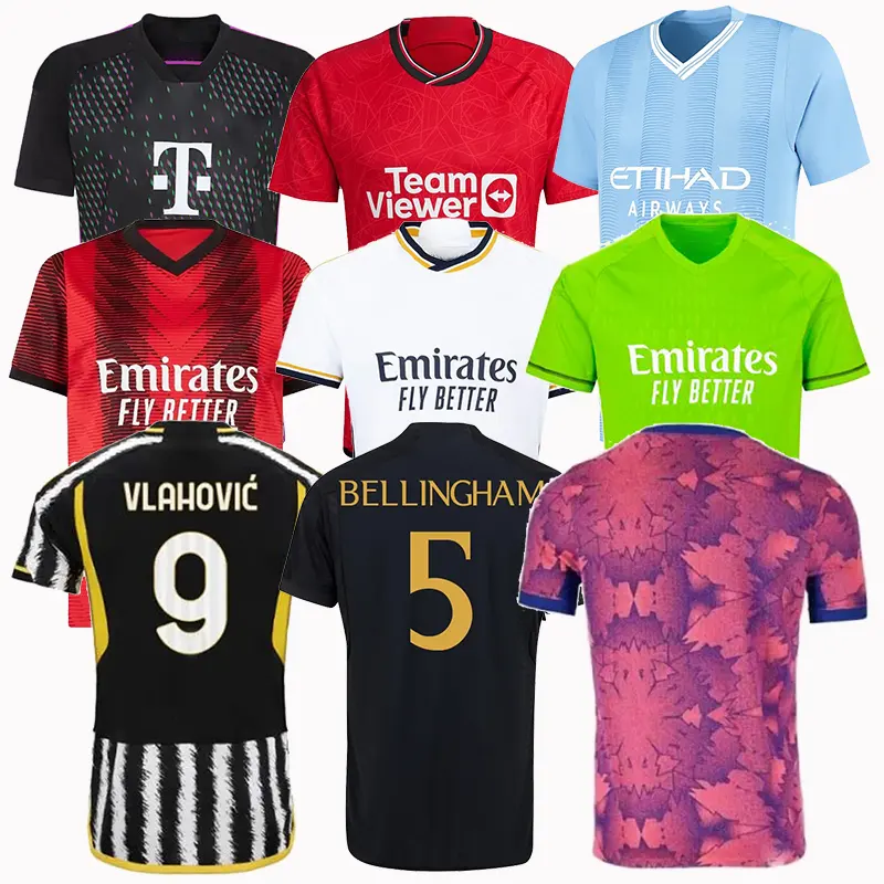 New season 2425 Customized Football Team Wear Sublimation Football Shirt Soccer Jersey Uniform Club Sportswear