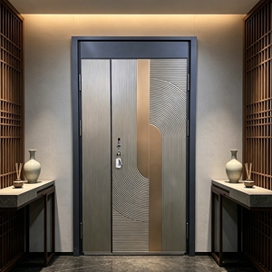 <span class=keywords><strong>Puerta</strong></span> Interior de Acero con Protección Adicional, con Lámina de Hierro Única, Resistente al Fuego y con Estándares de Seguridad Estrictos para Entrada Principal - Product Image 1