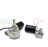 Moteur à engrenages à courant continu 63ZY 24V à couple élevé, moteur à vis sans fin à faible bruit 100W pour ventilateur d'appareil ménager
