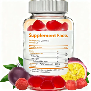 Gummies à la vitamine E OEM/ODM pour fournir de l'énergie et soutenir le système immunitaire chez les adultes (60 gummies/flacon) - Product Image 5
