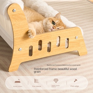 Kedi ve Küçük Köpekler İçin Kabarcık Kadife Yıkanabilir Sıcak Evcil Hayvan Yuvası, Her Mevsim Evrensel İç Mekan Kullanımı, Montaj Gerektirmez - Product Image 4