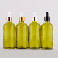Flacon compte-gouttes en verre personnalisable de haute qualité 100 ml pour sérum de soin de la peau et collyre avec impression sérigraphique