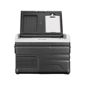 Mini Refrigerador Portátil con Compresor de Corriente Continua, <span class=keywords><strong>Pequeño</strong></span>, para Acampar al Aire Libre, 12V 24V, Recargable con Energía Solar para Automóvil - Product Image 1