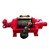 Treuil hydraulique vertical de 10 tonnes avec câble en acier inoxydable et télécommande sans fil pour camion de remorquage/sapeur-piqûreuse