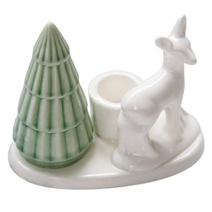 Support de bougie et <span class=keywords><strong>chandelier</strong></span> en céramique nordique de luxe, fait main et personnalisé, en forme d'arbre, pour bougies chauffe-plat de Pâques - Product Image 1